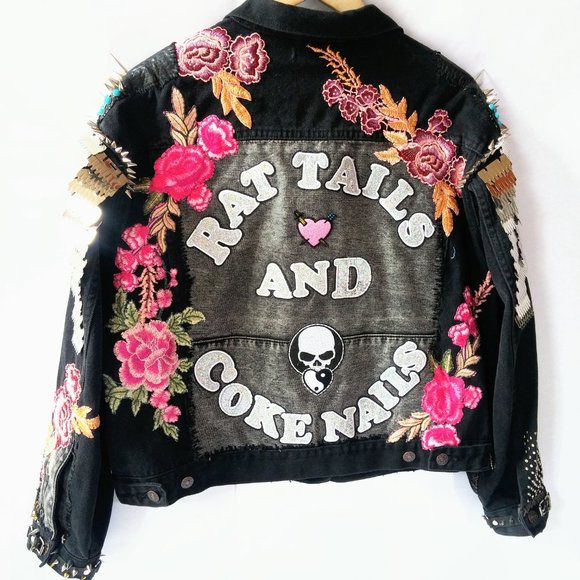 Handmade Jacket - Rat Tails and Coke Nails L - Picture 1 of 13